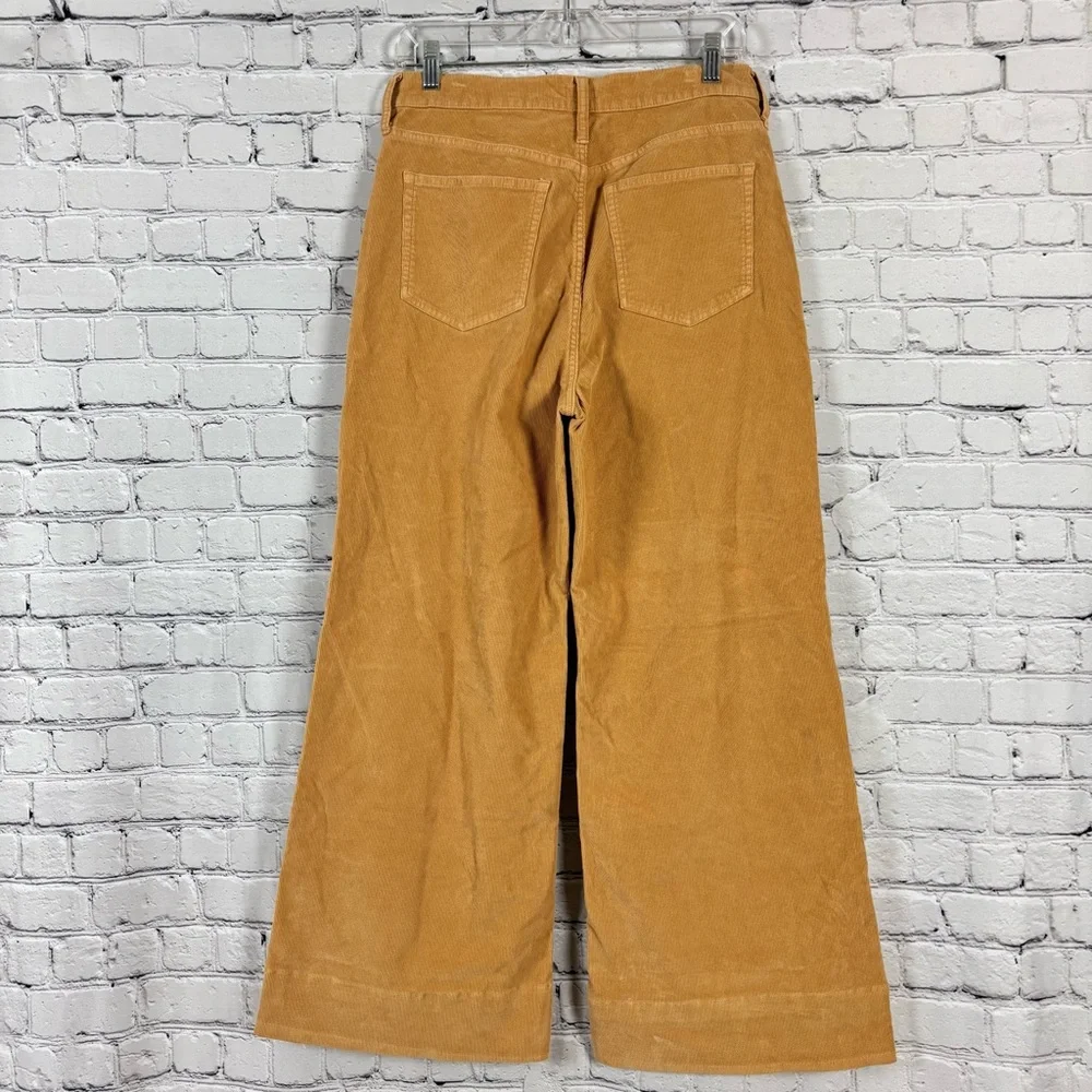 J Crew Wide Leg Corduroy Trouser Pants in Sand Castle Women 29 - Picture 7 of 14